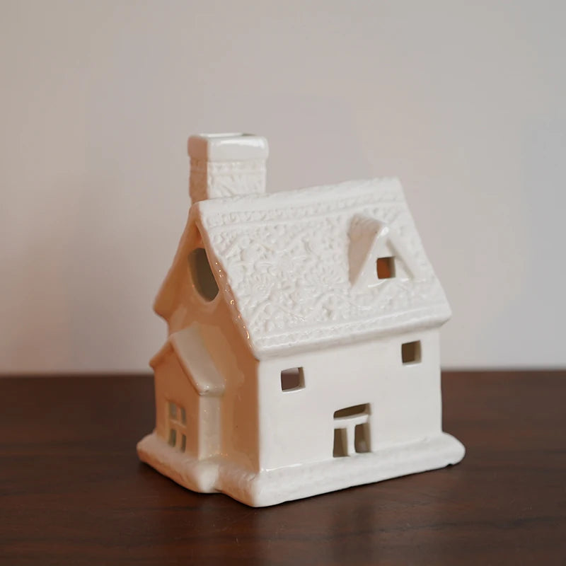 Bougeoir maison céramique