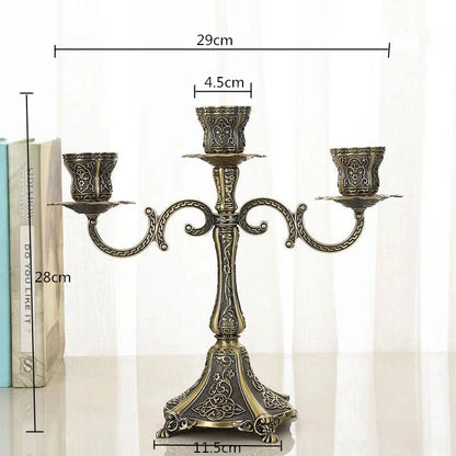 Bougeoir chandelier fer forgé